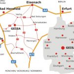 Stadtverwaltung Geisa - Lageplan Deutschland und Thüringen